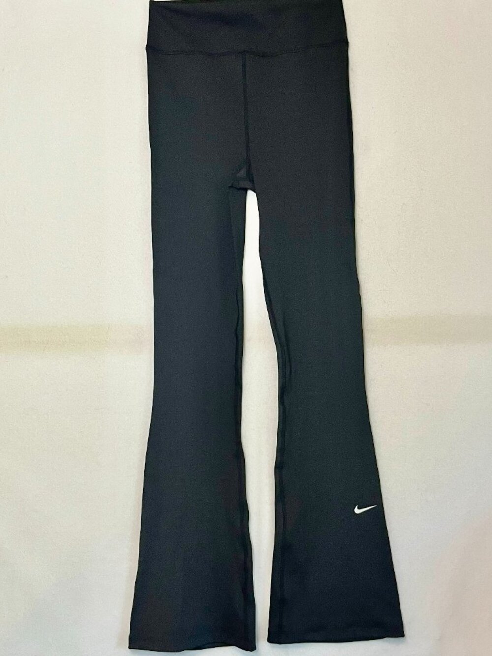 Girls Black Nike One Dri-Fit Flared Leggings Size X Large New